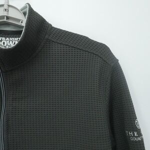 Straight Down Pullover Men XL Gray The Hills Country Club Golf Thermal 1/4 Zip